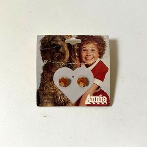 Vintage 1980s Orphan Annie Sandy Earrings